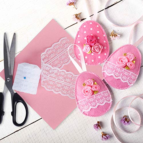 Cinta de Encaje 12 Rollos Blanco Floral Vintage Cordón de Ajuste de Encaje para Coser Manualidades Bricolaje y Nupcial de Boda para Decoración 60 Yardas