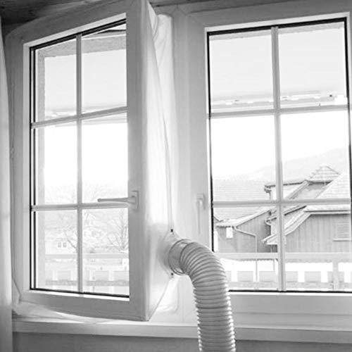 circulor 150 Mm Tubo Aire Acondicionado Portátil, Manguera De Ventilación del Aire Acondicionado De Diámetro, Tubo De Escape De Aluminio para Aire Acondicionado, Secadora, Campana Extractora, Blanco
