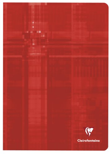 Clairefontaine 63181C - Cuaderno grapado A4 rayado francés (Séyès) de 144 páginas, 1 unidad, colores surtidos