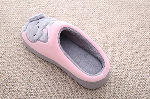Cliont Zapatillas de Gato Lindo Zapatillas de Invierno de Interior Zapatos Antideslizantes Mujeres y Hombres