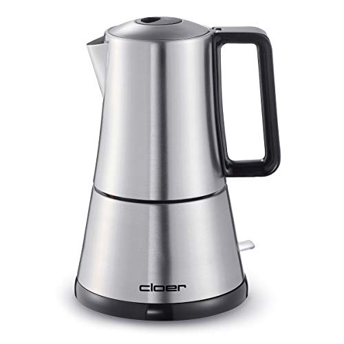 Cloer 5928 5928-Cafetera eléctrica, 365 W, Acero Inoxidable