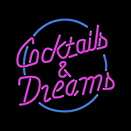 Cloud City 7 Cocktail Cocktails and Dreams Neon Sign Men's T-Shirt