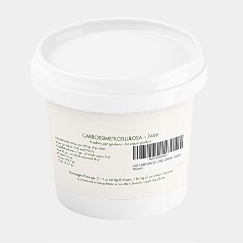CMC - CARBOXYMETHYLCELLULOSE - para helados, decoración y pastas - Óptimo estabilizador – 250 GR