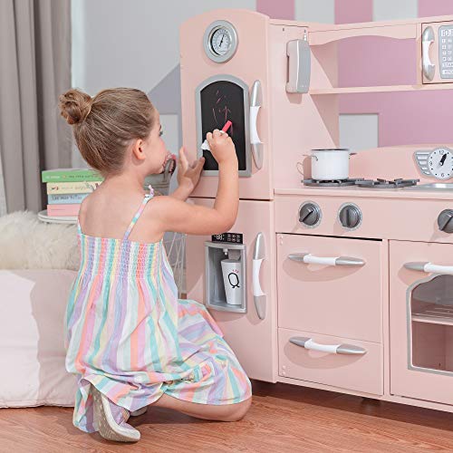 Cocina de juguete grande de madera rosa de Teamson Kids TD-11414P , color/modelo surtido