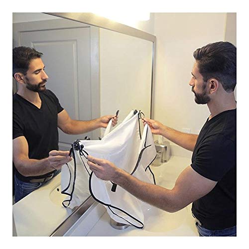 Cocinando Barba Afeitado delantal del babero del condensador de ajuste de afeitar del estante del sostenedor Afeitado- delantal de afeitar máquina de afeitar titular de baño de regalo del organizador