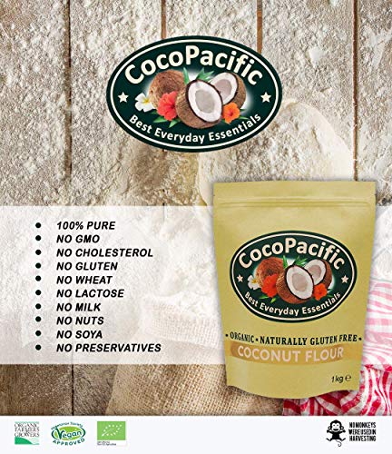 CocoPacific - Harina de coco bio, 1 kg