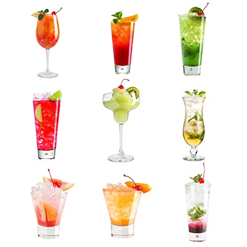 Coctelera, Cocktail Kit, Coctelera Profesional de 6 Pezzi, Coctelera Para Cocteles de Acero Inoxidable, Gin Tonic Kit Cocteleria Set, Coctelera Boston Juego de Regalo Completo, Cocktail Shaker Set
