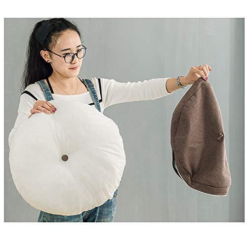Cojín De Meditación Yoga ø60cm Altura 17cm - Funda De Algodón Lavable,A