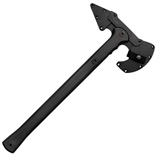 Cold Steel Drop Forged Tomahawk Survival Hatchet - Great for Camping, Survival, Outdoors and Chopping Wood, Trench Hawk - Black, One Size