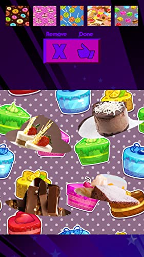 Collage de la foto de los convites dulces