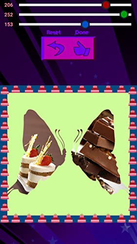 Collage de la foto de los convites dulces