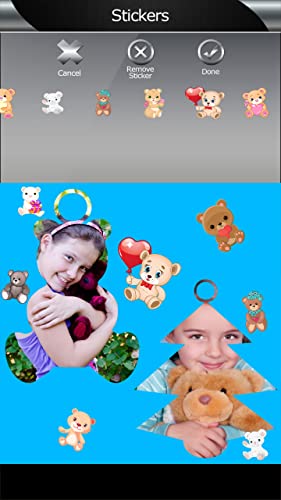 Collage de los osos de peluche