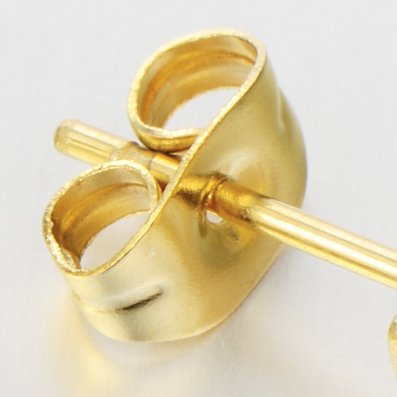 Color Oro Luna Estrella Pendientes de Mujer Niñas, Acero Inoxidable, 2 Piezas
