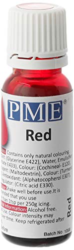 Colorante Alimentario 100% Natural PME - Rojo 25 g