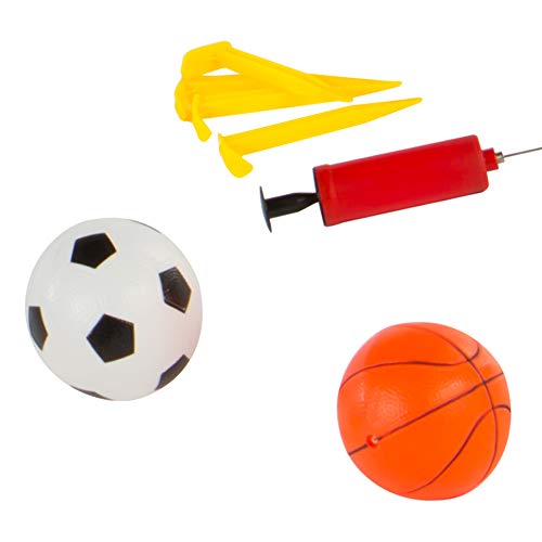 ColorBaby Set 2 en 1 Baloncesto y Fútbol CBtoys (43693)