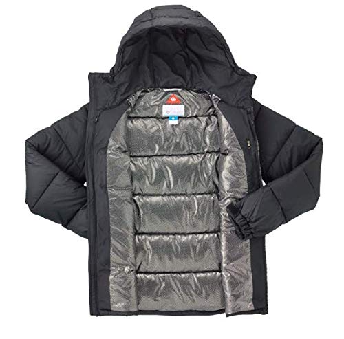 Columbia Pike Lake Chaqueta con Capucha, Hombre, Negro, M