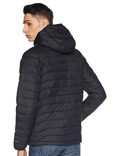Columbia Powder Lite Chaqueta para Hombre, Negro, S