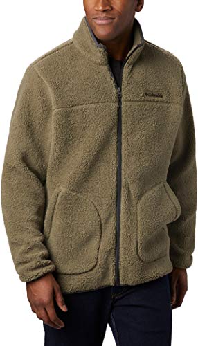 Columbia Rugged Ridge II Chaqueta Sherpa, Hombre, Gris, Negro (Stone Green, Shark), L