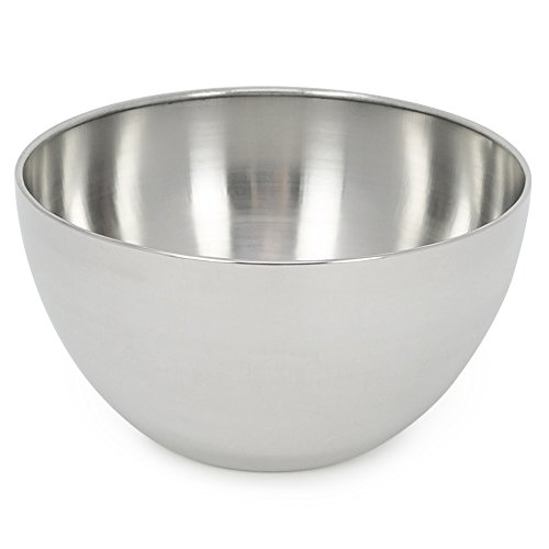 com-four® 4x cuencos de metal, que sirven para salsas, bocadillos y entrantes o postres