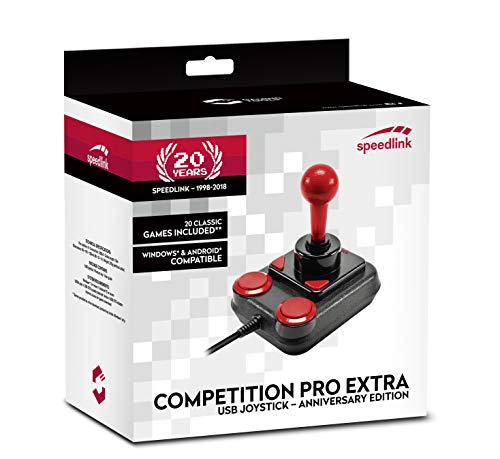 Competition Pro Extra USB Joystick - Anniversary, Black-Red