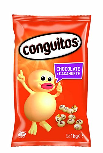 Conguitos Blancos Cacahuete con Chocolate - 1000 gr
