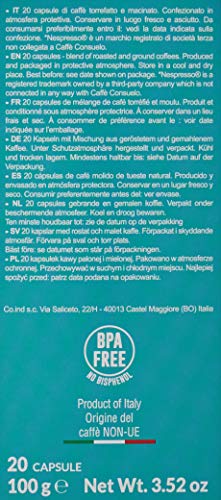 Consuelo Nespresso* compatible Capsules - Premium variety pack, 80 capsules (20x4)
