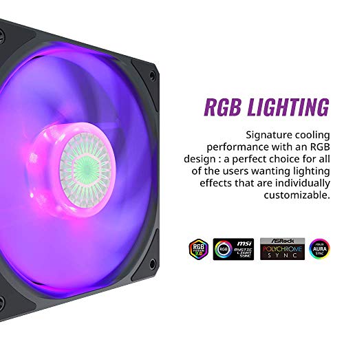 Cooler Master SickleFlow 120 RGB, 120 mm RGB carcasa ventilador LED
