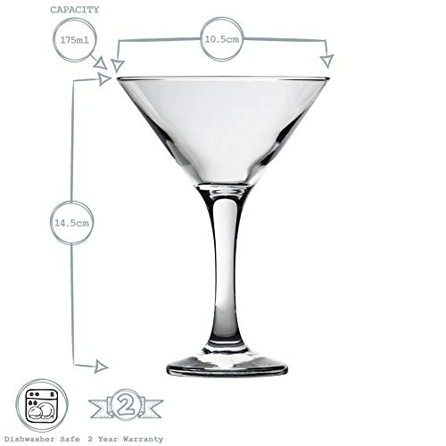 Copa de Martini - Caja regalo - 175 ml - Pack de 6
