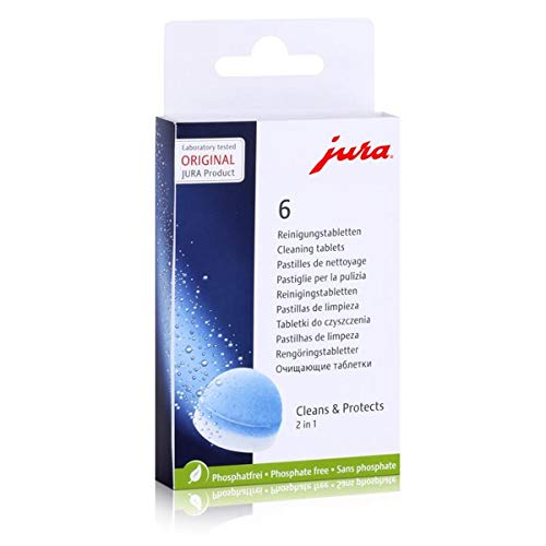 Correct title: Jura pastillas de limpieza 6 uds. + Jura descalcificante tabletas 3x3 piezas, 17gr