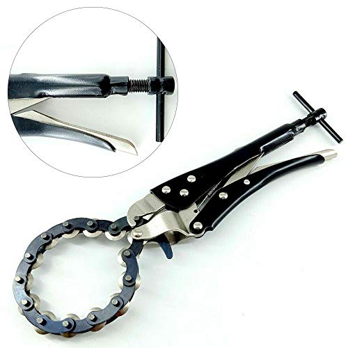 Cortador de Tubo de Escape, Cortador de Tubo de Escape y Tubo de Escape Cadena de Bloqueo Tubo Universal Herramienta de Corte Cadena de Corte