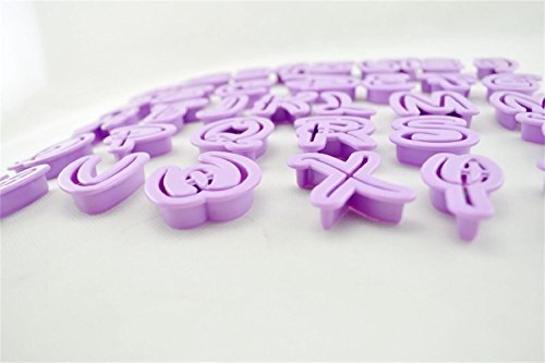 Cortante plástico de galletas, fondant, tortas o glaseado para decoración, 36 piezas