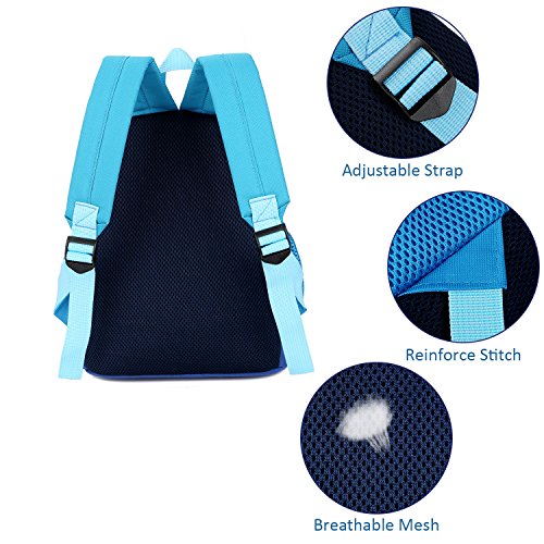 Cosyres Dinosaurios Mochila para Niños Infantil Guarderia Mochila Escolar (Azul Oscuro)