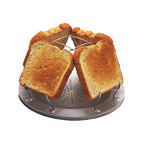 Coughlan's Camp Stove Toaster - Hornillo portátil para Acampada, Color Plateado