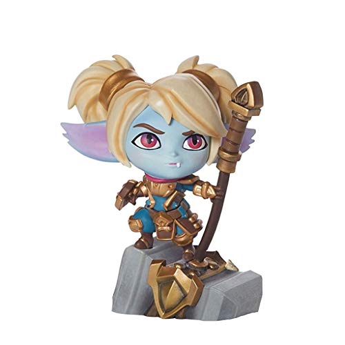 CQ Pop Juego!Guardián de la Hammer Amapola Figurita PVC Modelo de Juguete de Regalo de LOL Juego Ordenadores 12CM Toys