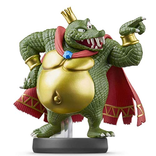 CQ Super Smash Bros. Amiibo: Rey K.Rool Figurita!Figura de acción de la Serie Super Smash Bros. Juego Obra Maestra Figura Coleccionable de importación de Japón (Wii U / 3DS / Switch) Toys