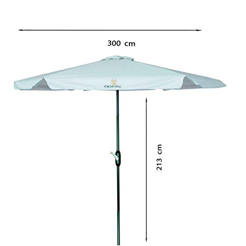 CREVICOSTA QUALITY MARK MARCAS DE CALIDAD SOMBRILLAS 300CM/6VARILLAS CREVI 4883 Blanco Roto