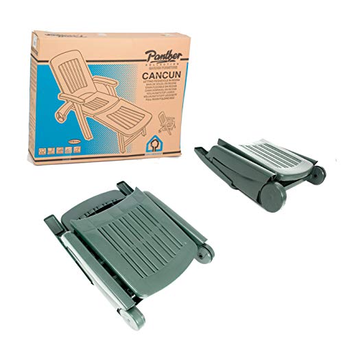 CREVICOSTA QUALITY MARK MARCAS DE CALIDAD Tumbona Cancun Verde Resina RECICLABLE.