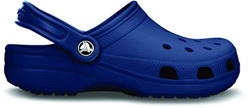 Crocs Classic Zuecos con correa Unisex, Azul Marine 410, 45-46 EU