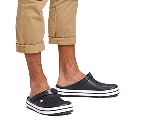 Crocs Crocband U, Zuecos Unisex Adulto, Negro (Black), 39-40 EU