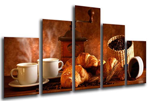 Cuadro Fotográfico Cafe, Bar, Cafe, Cafeteria Tamaño total: 165 x 62 cm XXL