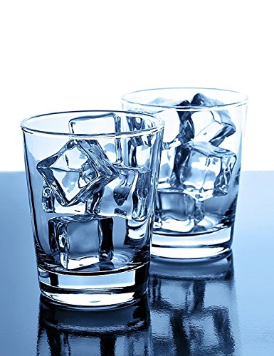 Cubito de hielo artificial, goodchanceuk 25-Pack 0.98 "x0.98" transparente cuadrado, cristal, acrílico Ice Bar Ware pantalla o fotografía decoración