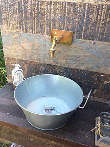 Cubos y Barreños Barreño Galvanizado de Zinc (70 litros)