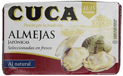 Cuca - Almejas Al Natural 11/15 Piezas Rr-125