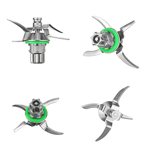 Cuchilla de Repuesto para Thermomix Vorwerk Bimby TM5 TM 5 en Acero Inoxidable con Cepillos Italdos