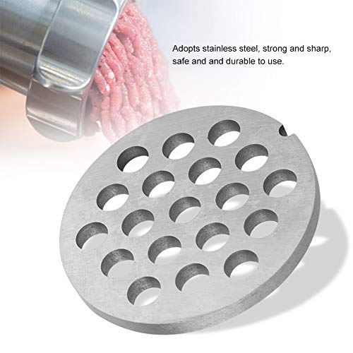 Cuchillo Para Moler Carne Cuchillo de Acero Inoxidable Para Picar Carne Disco de Disco Con Agujeros Accesorios de Repuesto Profesionales Para Molinos Picadoras(8 mm)