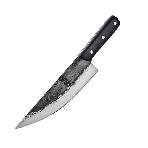 Cuchillos cocina Cuchillo hecho a mano chino Clad forjado cocinero cuchillo de acero corte de carne carnicero cuchillos de cocina fabricados en China cuchillos de cocina