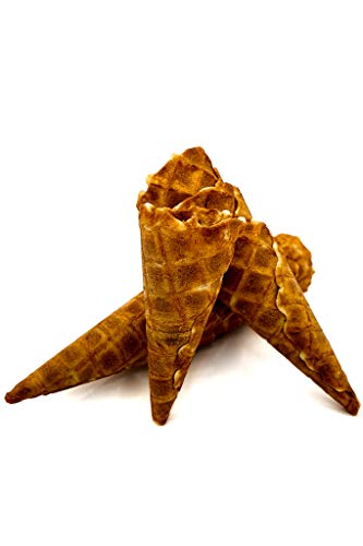 Cucuruchos de helado "Cuernecito chiquito" 77xØ31mm sin borde 378 piezas