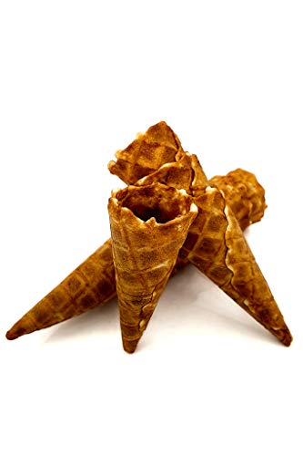 Cucuruchos de helado "Cuernecito chiquito" 77xØ31mm sin borde 378 piezas
