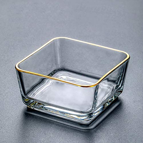 CuencoPlatos para Aperitivos y Salsa Compota de frutas Merienda Placa placa de cristal del hogar Postres Fruta Seca Postre Confitería Snacks Snacks cuadrícula Disco con bandeja Mini Tazones de Postre