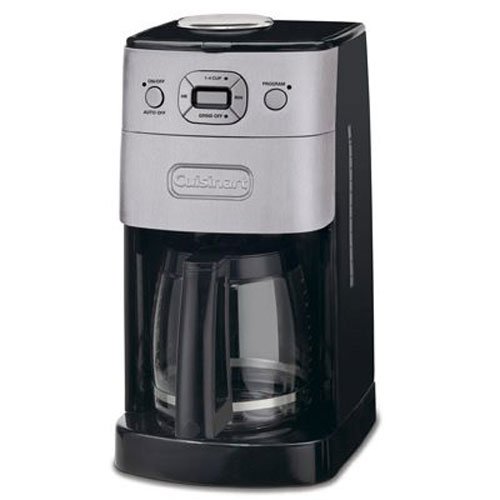 Cuisinart grind-and-brew térmica 10 tazas cafetera automática cristal 12-Cup metal cepillado